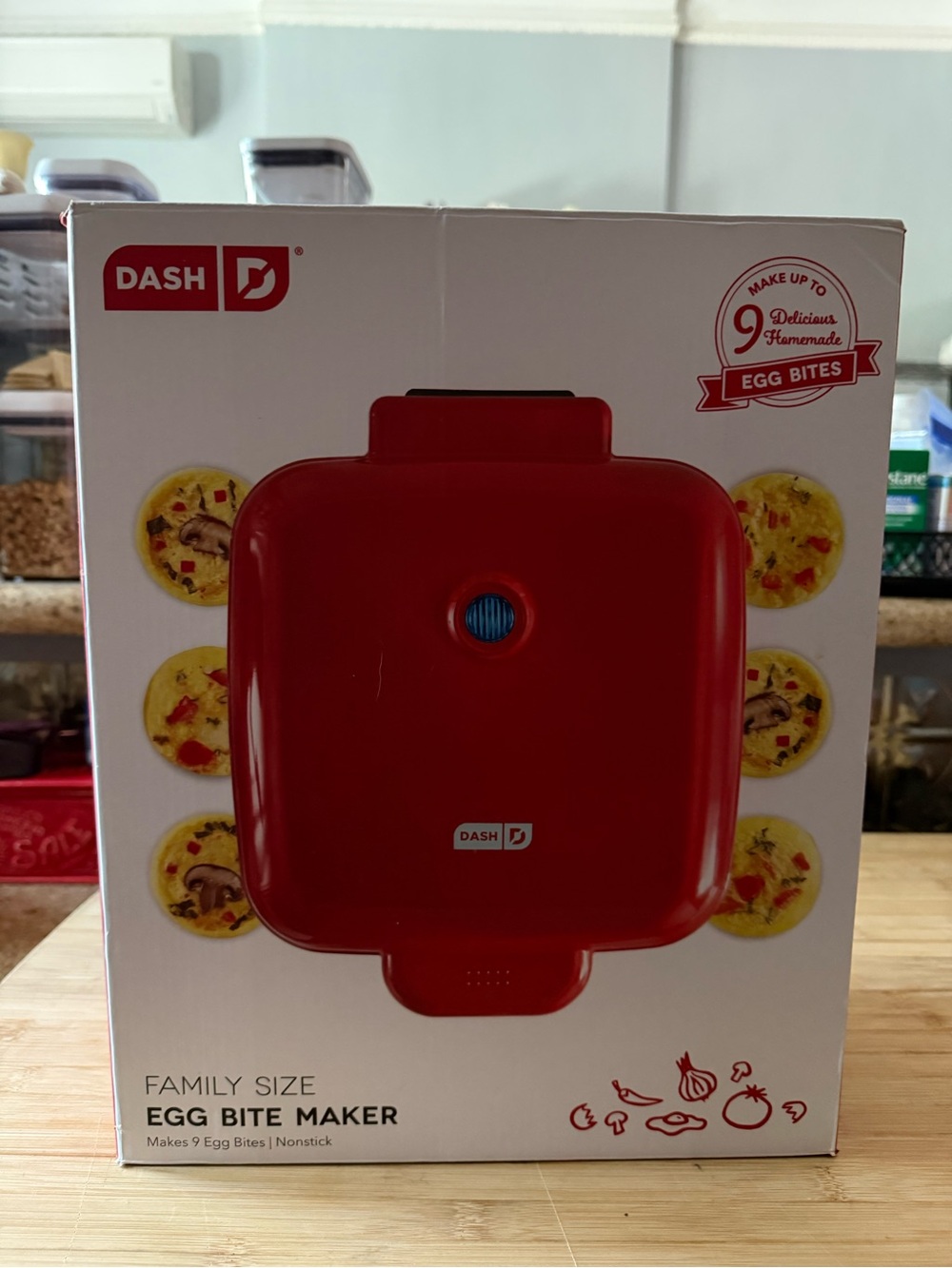 DASH Family Style Egg Bites Maker - Red - Picture 2 of 11